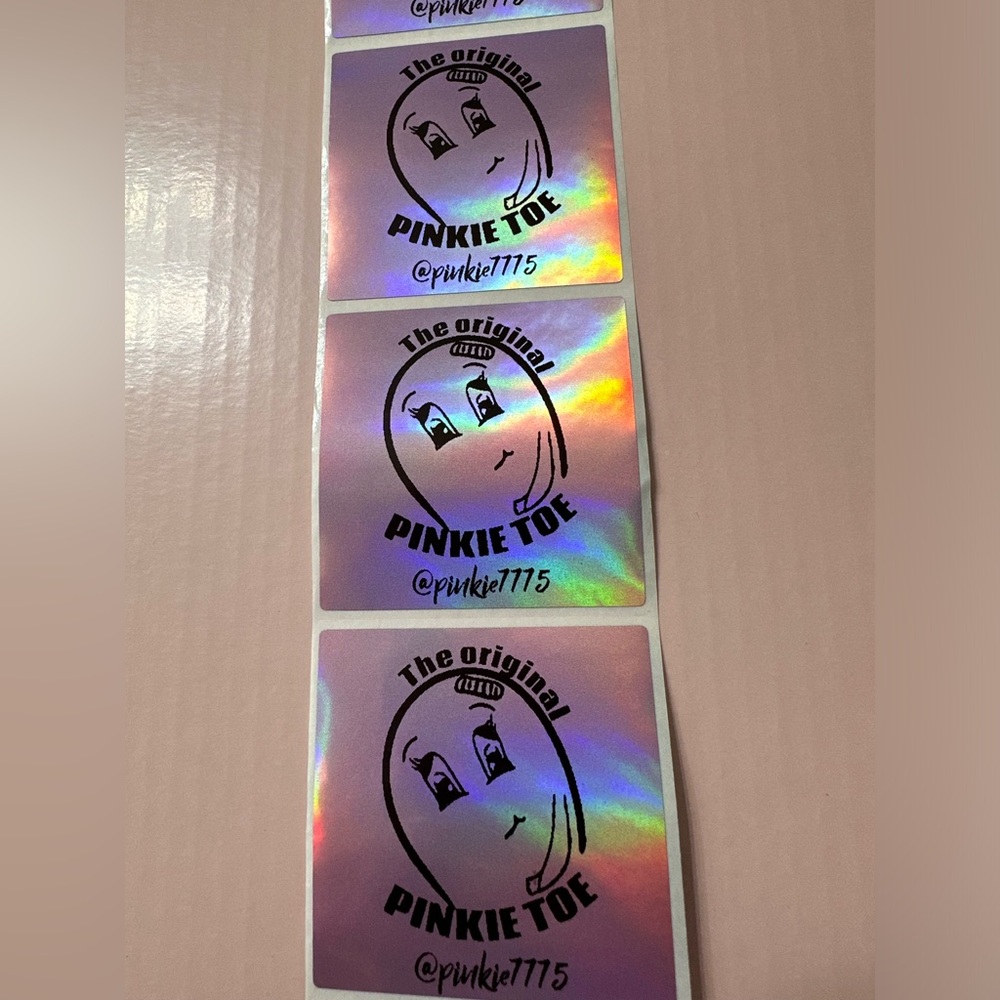 50 ct. Custom 2β Square Thank You, QR Code, FRAGILE Stickers OR LOGO - Picture 5 of 16